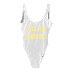 Women's print one-piece swimsuit