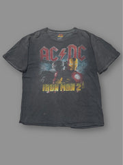 T shirt vintage AC DC Iron Man tg L