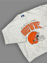 Felpa girocollo vintage Cleveland Browns tg L