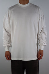 Maglia basic 360gr uomo manica lunga drip panna