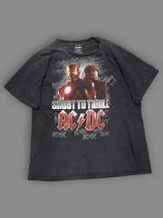 T shirt Vintage Iron Man ACDC tg XL