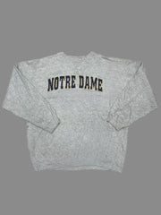 Felpa girocollo vintage Notre Dame tg XL