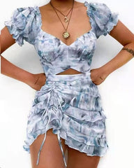 Romantic floral suit