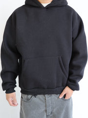 Felpa Basic hoodie nero