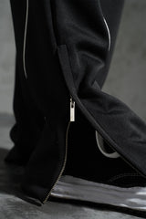 Completo tracksuit vibe strip uomo nero