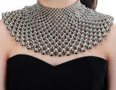 Collana girocollo donna sfere