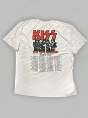 T shirt vintage KISS WORLD TOUR tg 2XL