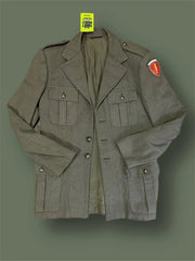 Vintage military jacket with pockets, size 50