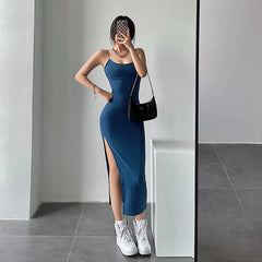 Long Skinny Tank Maxi Long Dresses