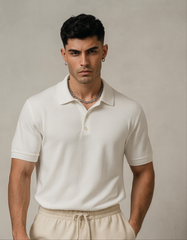 Polo in Filo Bianca