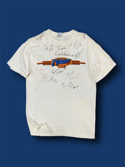 T-shirt Nascar firmata Kyle Flint vintage tg M
