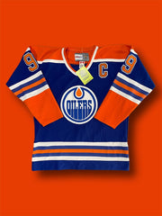 Maglia Hockey NHL Oilers vintage tg XXL