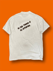 T-shirt Hooters vintage tg XL bianco
