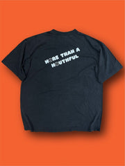 T-shirt Hooters vintage tg XL Nero