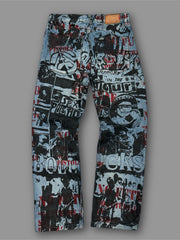 Pantalone Jeans custom vintage tg 43 ita