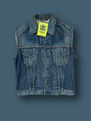 Gilet smanicato levis vintage jeans tg XXL