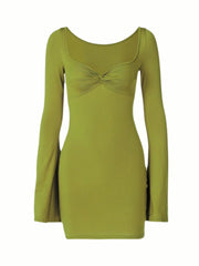 Linden Long Sleeve Mini Dress