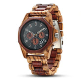 Gulleiâ„?Wooden Quartz Mens Watch Gift