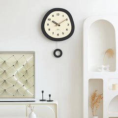 Gulleiâ„?Modern Wall Decor Round Pendulum Clock