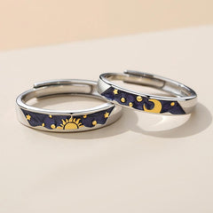 Sun and Moon Rings for Men and Women