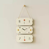 Minimalist Hanging Wall Décor Silent Clock â€?Scandinavian Modern Design