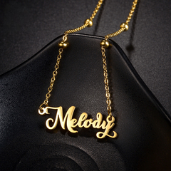 Cursive Personal Name Necklace
