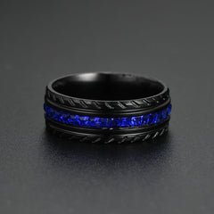 Custom Mens Wedding Band Gift Car Mechanic