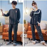 Pajamas Set for Couples Bear Design 100% Cotton