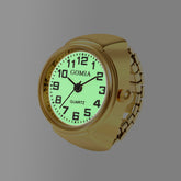 Gulleiâ„?Night Glow Real Working Watch Ring - Adjustable Size