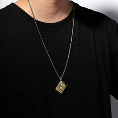 Engravable Pendant Necklace Gift for Gamers
