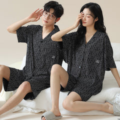 Modal Shorts Matching Pajamas Set for Couples