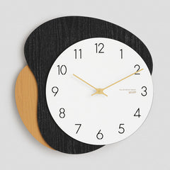 Modern Odd Shaped Analog Silent Clock