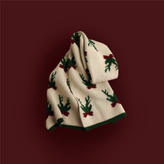 Cute Reindeer Horn Christmas Scarf