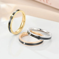 Custom Engraved Marriage Ring for Her