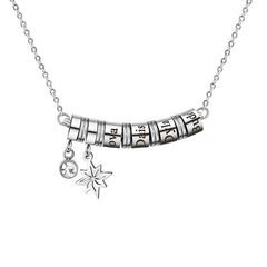 Custom Family Name Charms Pendant Necklace