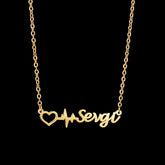 Heartbeat Personal Name Necklace