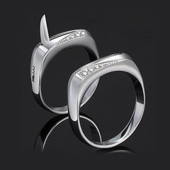 Gulleiâ„?Hidden Blade Self Defense Ring - Stainless Steel for Women & Men