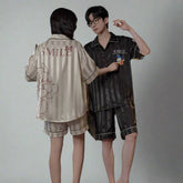 Matching Sleepwear Set for Couples Comfortable Silk