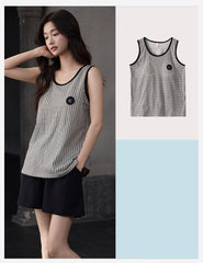 Soft Modal Couple PJs - Sleeveless Summer Set