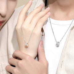 Engraved Matching Rings Couple Jewelry Set