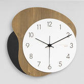 Modern Odd Shaped Analog Silent Clock