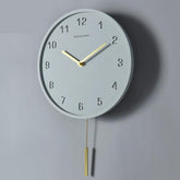 Concrete Nordic Pendulum Silent Wall Clock (10")