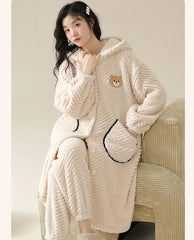 Winter Nightwear Flannel Dress for Girls
