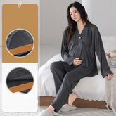Soft Maternity Nursing Pajamas Set