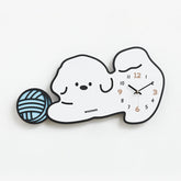 Cute Puppy Kids Bedroom Silent Wall Clock �Playful Puppy Design
