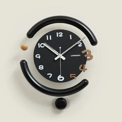 Modern 3D Pendulum Analog Silent Wall Clock