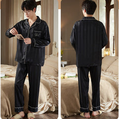 Comfortable Silk Pyjamas Set for Couples