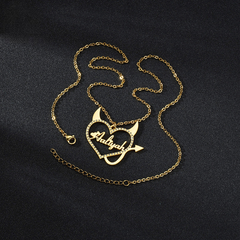 Devil Personal Name Necklace