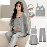 3-Piece Soft Sleepwear Pregnancy Loungewear