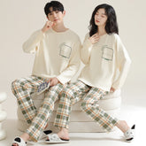Comfortable Matching Jammies for Him and Her - 100% 40s Cotton, Plaid Pants